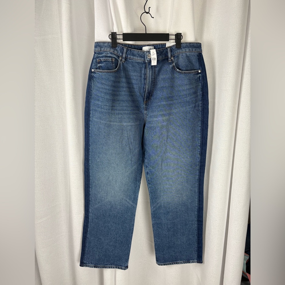 BNWT - LOFT The Straight High Rise Curvy Fit Size 32 14 655